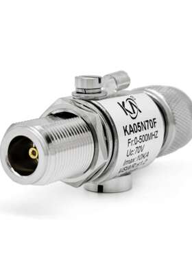 KA05N70F天馈信号浪涌保护器N-JK头公转母500W功率馈线防雷0-500M