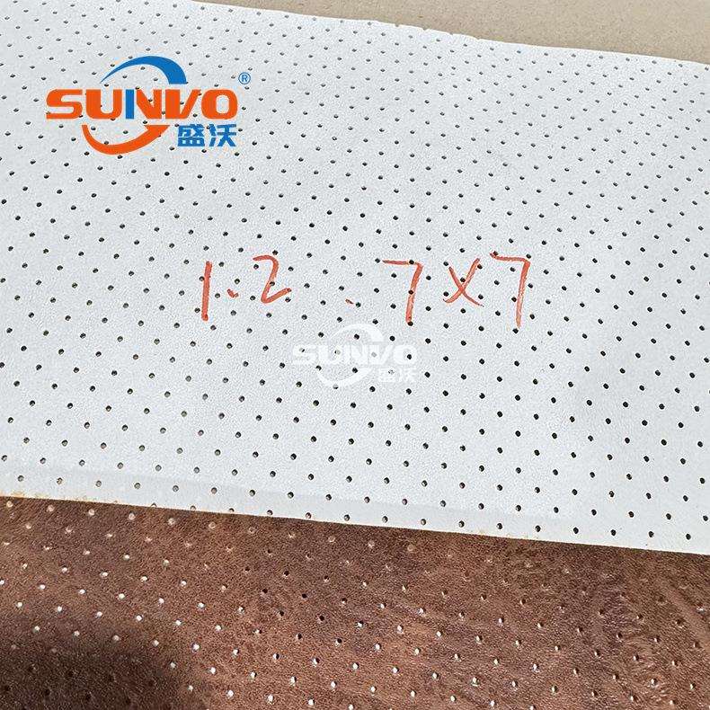盛沃汽车座椅通风冲孔机 家具沙发皮革冲孔设备 排冲打孔设备