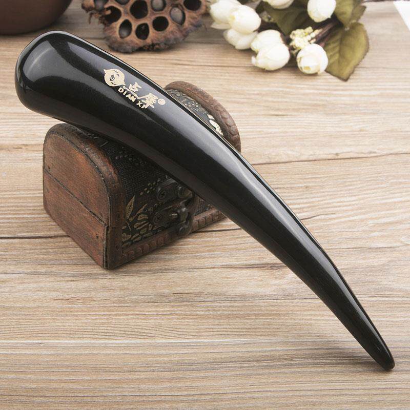 新款点犀天然水牛角点穴部位棒胆经推肝足按经摩器锤家用瘦腿敲面