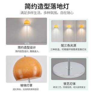 中古风落地灯客厅创意氛围灯简约ins台灯卧室床头灯中山灯具340