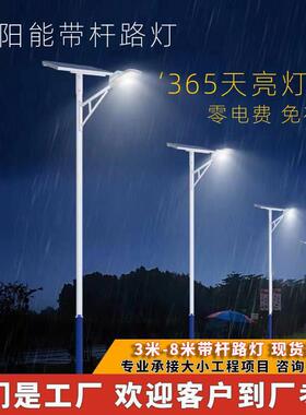 路灯户外灯庭院灯工程市政6米大功率新农村防水LED路灯厂家
