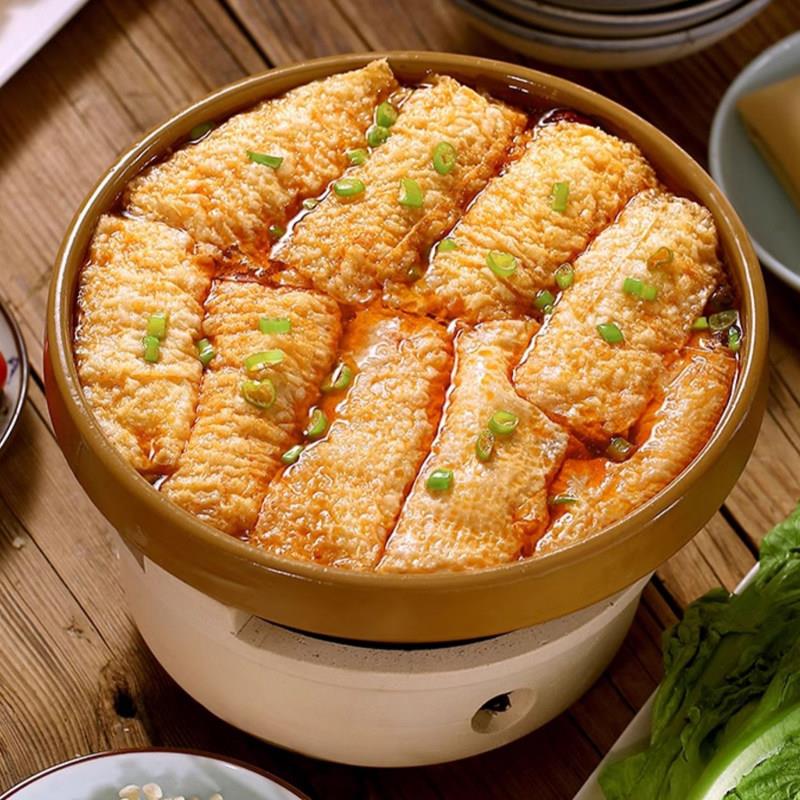 新品响铃卷油炸腐竹三秒豆皮卷螺蛳粉豆衣干货火锅食材麻辣烫商用