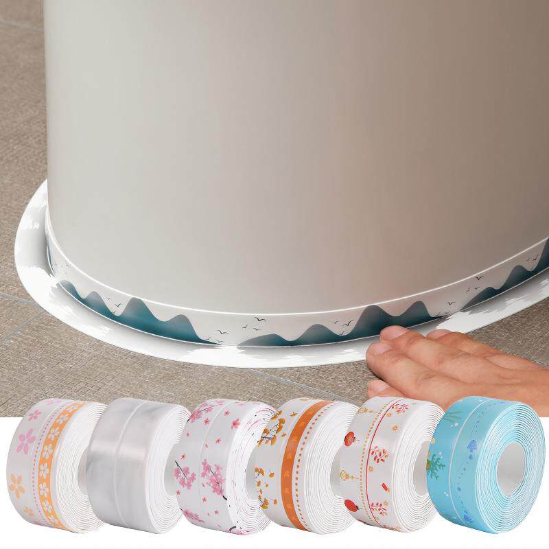 美缝贴厨房灶台防油墙角马桶边缘防水水槽自粘胶带卫生间贴条胶条