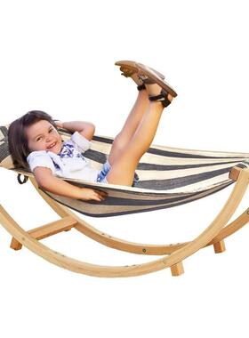 110lbs Capacity Wooden Rocking Chair for Kids 3-5 Years, Ham