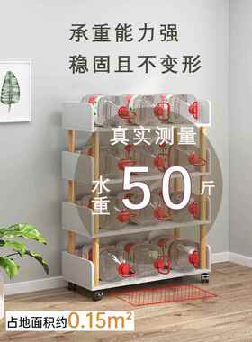 储可移动书架地置物架F9755JJ9家用轮一体收纳架带落简易客厅靠墙