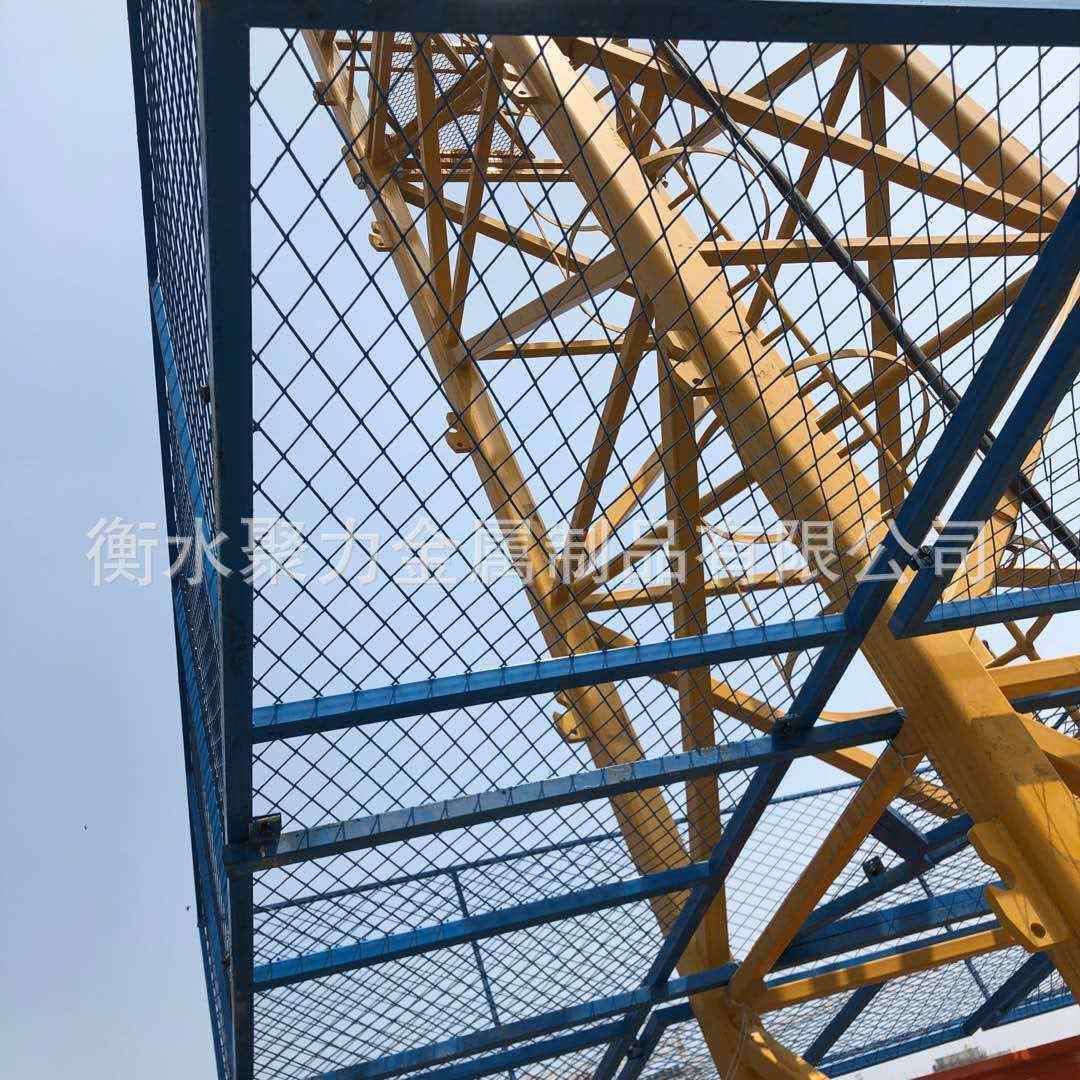 塔吊防攀爬 塔吊围栏  防攀爬平台 卸料平台 电箱防护棚 钢筋棚