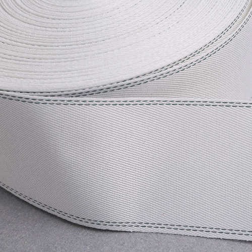 光峰带业 高品质绿边棉质斜纹有纺带8cm/10cm 窗帘布带源厂直供