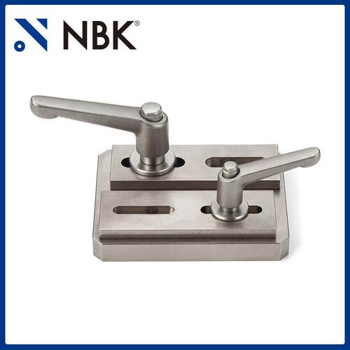 NBK LDMS-LW-NI全不锈钢外螺纹夹紧手柄 平垫圈装入型 厂家直供