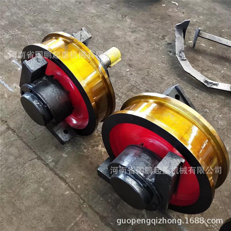 600*180mm提梁机港机起重机车轮铸钢锻造双缘行车轮龙门吊轨道轮