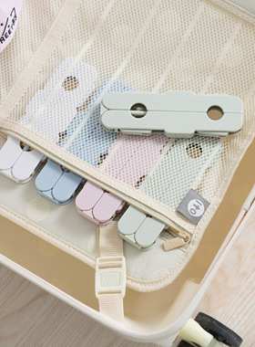 9WOR多功能可折叠旅游衣架便携式户外出差旅行常备浴室衣架夹子晾