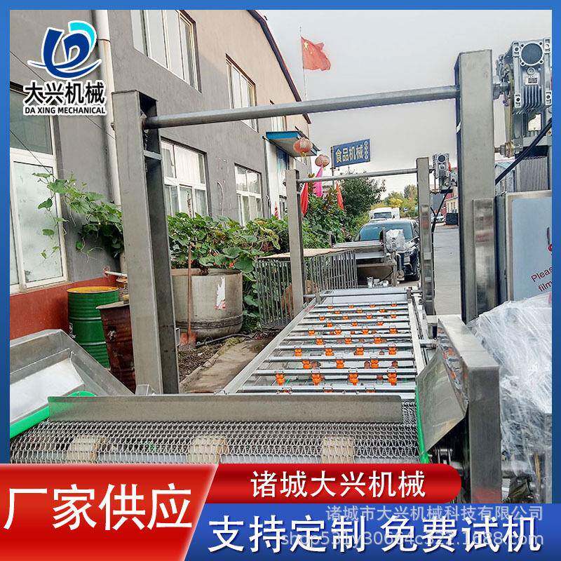 鱿鱼全自动解冻机乌贼鱼气泡式解冻化冻线常温大虾化冻设备
