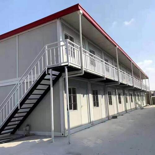 专业集装箱房工地临建办公室玻璃幕墙彩钢活动房住人快拼箱式房