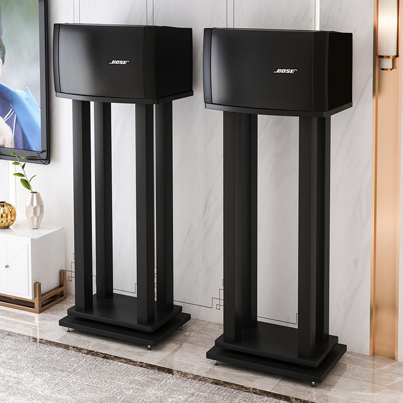 新款专业卡包音箱落地支架K歌音响架木质脚架KTV舞台金属避震脚钉