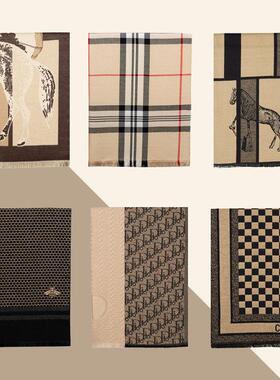 样板房间衣帽间装饰围巾摆件卧室挂衣架意式轻奢围巾软装陈列饰品