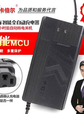 2024新款卡伯尔48V60V72vV电动车原装铅酸蓄电池智能脉冲充电器