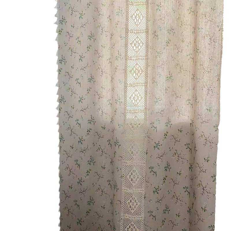 包邮零售小窗帘田园棉麻成品半帘出租房窗帘民宿窗帘隔断帘半遮光,居家布艺,成品窗帘,淘宝优惠券,粉丝福利购,淘宝优惠卷