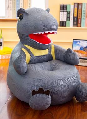 高档龙公毛绒玩具玩偶可爱儿仔幼儿童沙发榻榻米坐凳座椅宝宝恐抱