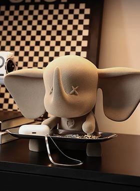 装饰品锦轩托盘摆件入户装饰摆件