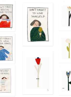 Cosas Minimas by Blanca|Important Reminder进口装饰画小众挂画