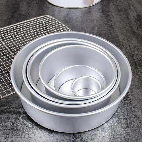 2/4/6/8/10/12 inch cake baking tray circular baking mold