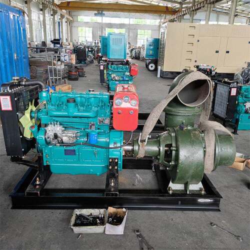 禹工 HW混流泵大流量扬程柴油机农用抽水灌溉卧式蜗壳泵排涝
