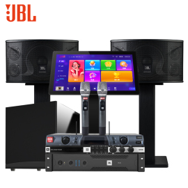 JBL 家庭ktv音响套装全套家用点歌机卡拉OK音箱家用k歌唱歌专业