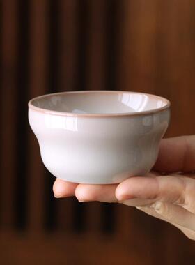 挑tea|葫芦福禄杯品茶单杯主人杯茶杯 龙泉青瓷纯手工款茶道茶具