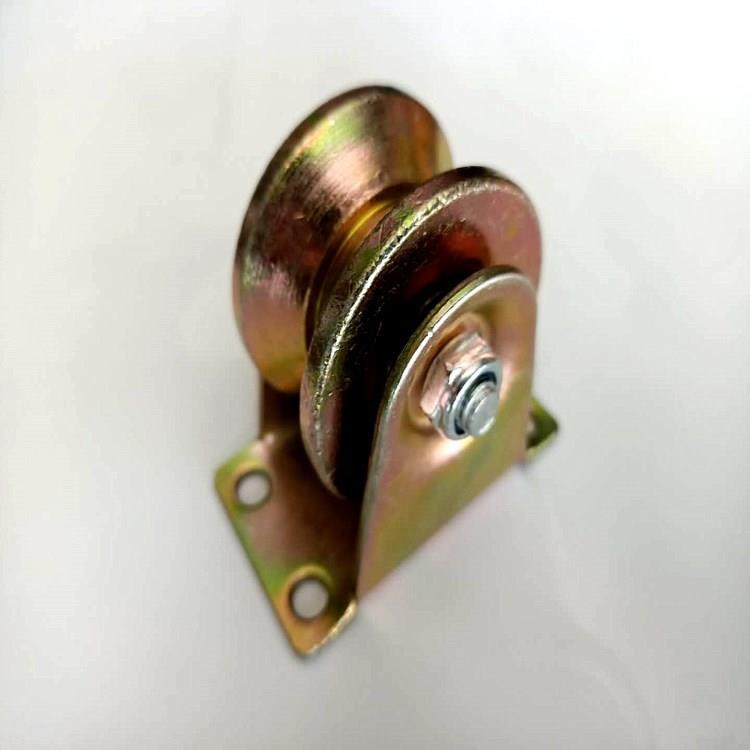 五金滑轮 50平移门轨道轮45#钢V型槽工业轮现货 规格齐全 可制定