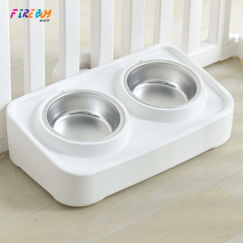 宠物碗批发围栏可固定狗碗猫碗饮水食盆防打翻不锈钢双碗一体宠物,宠物/宠物食品及用品,猫狗碗/慢食碗,淘宝优惠券,粉丝福利购,淘宝优惠卷