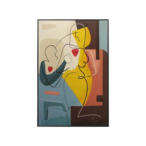 毕加索小众艺术装饰画定制客厅玄关背景墙挂画轻奢卧室床头餐厅画