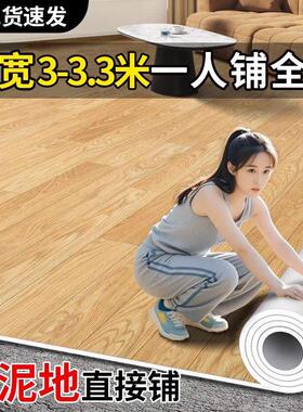 3米地毯卧室大面积全铺家用秋冬地舖垫3.3米地板铺垫PVC塑胶地垫