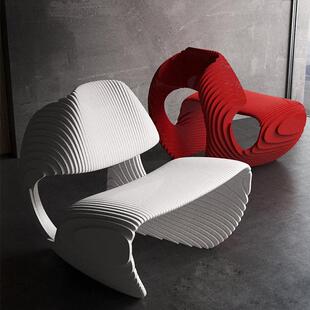 玻璃陈钢商场售楼处812创意切片厂座椅公共异型美休闲装椅饰长椅