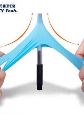 一次性蓝色丁腈手套乳胶FDA食品级耐油防滑耐磨无粉FOB资质全现货