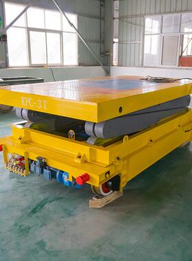 区物料搬运台厂面升降轨道动平板车0吨电重型搬运车电1动地JLI平