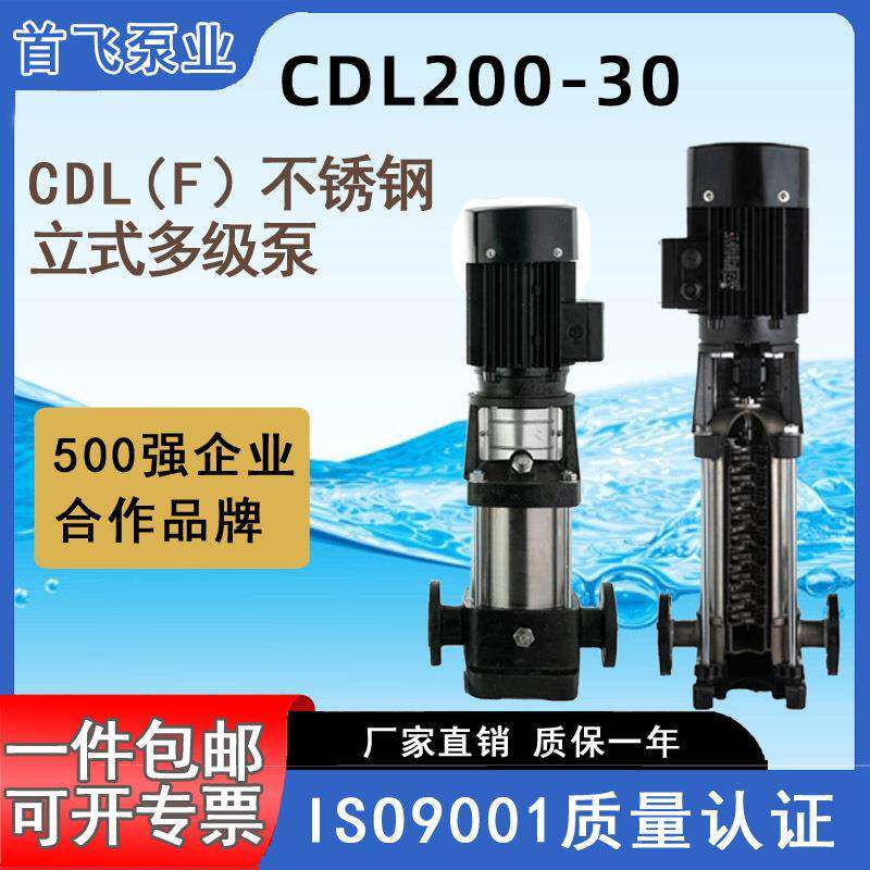 CDLF200立式多级离心泵高层供水减温水泵超滤增压泵高压冲洗泳池