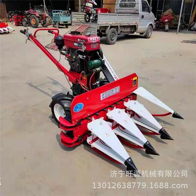 小型辣椒割晒机手推小麦一边倒割晒机四轮带的苜蓿割晒机