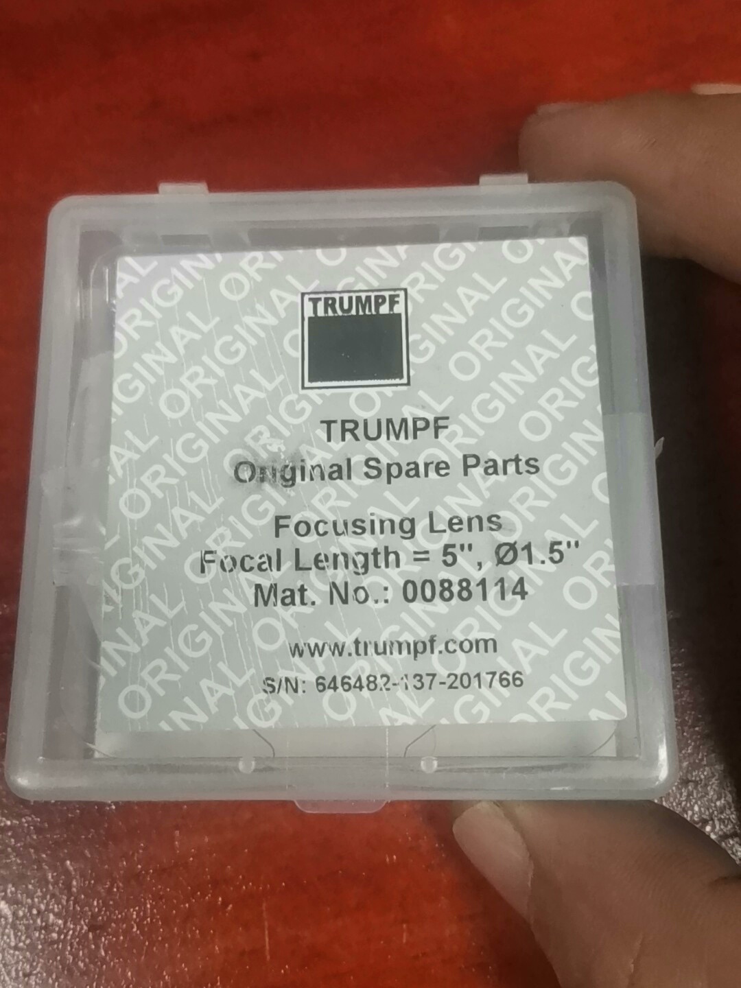 通快激光透镜一块，全新，感兴趣的私聊！