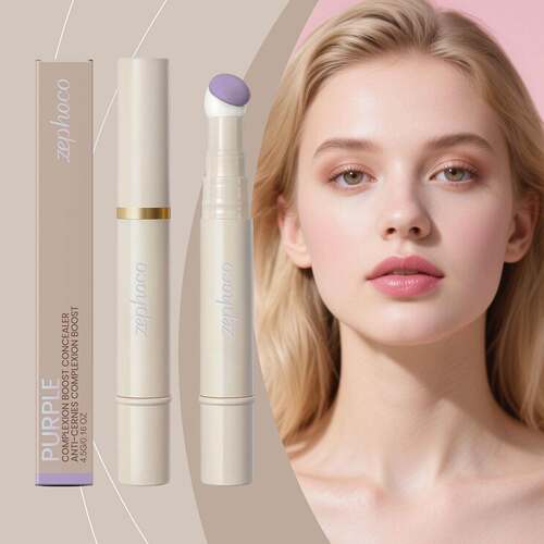 Zephoco Color Correcting Concealer (Purple) has a lightweigh