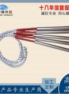 3-24mm系列单头电热模具加干烧热棒工业高温发热UNN管管耐温509度