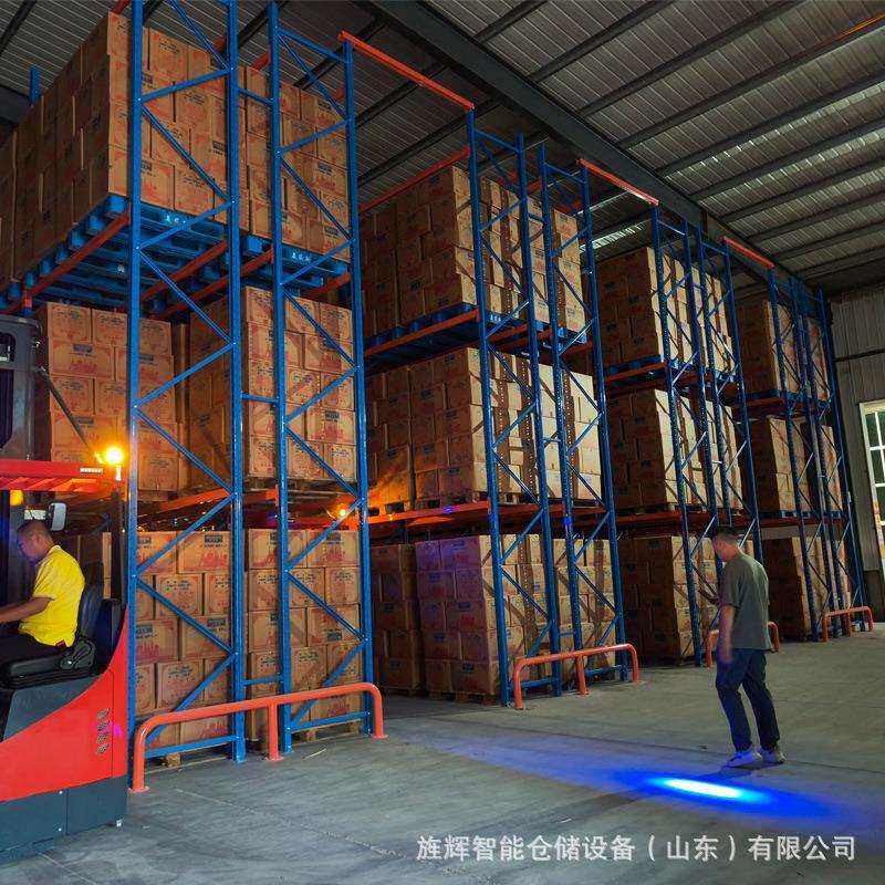 冷轧钢横梁货架 加厚立柱结构牢固可调层高 密集存储托盘立体架