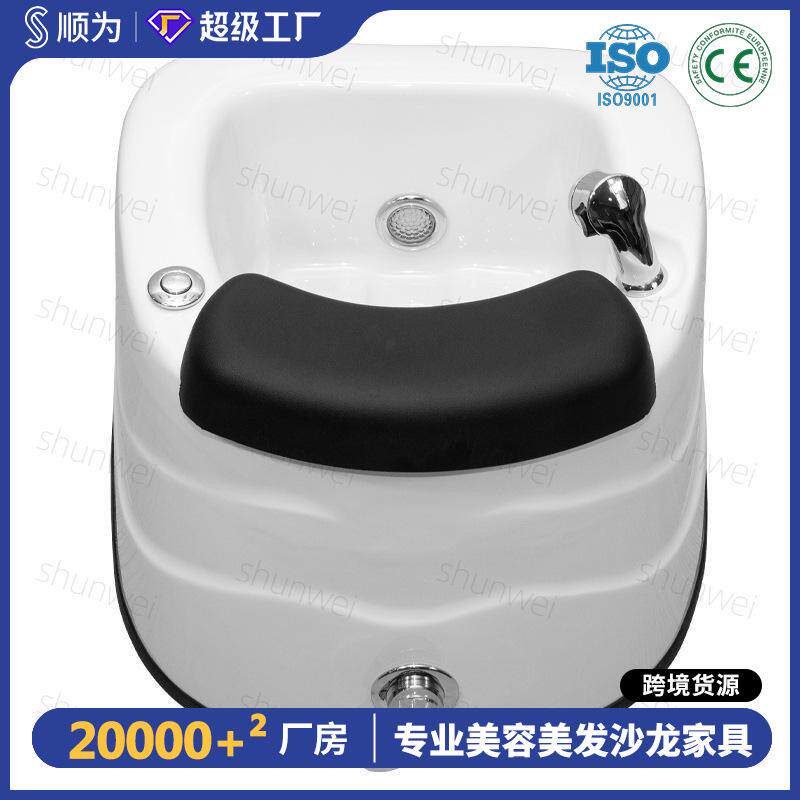 足浴盆智能泡脚家用商用美甲店带冲浪七彩灯按摩泡脚桶足浴器