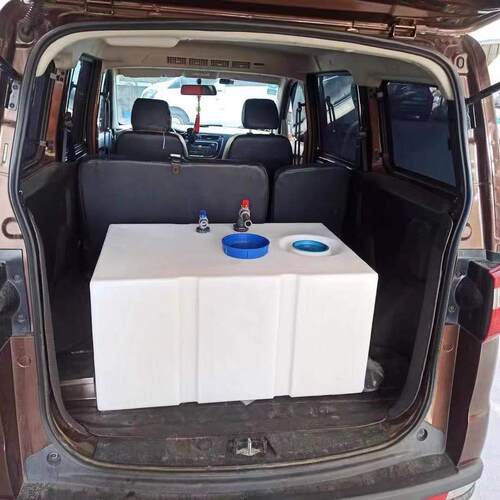 加厚卧式柴油桶150L药箱方形塑料运输罐500升耐酸碱化工水箱污水