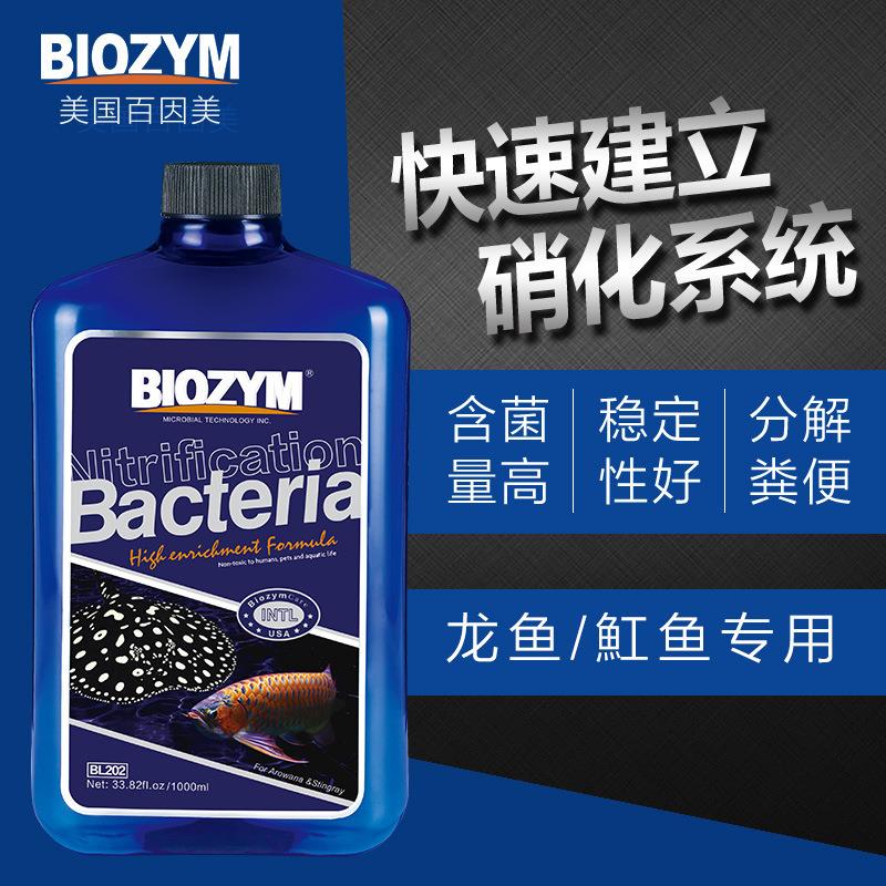 百因美硝化菌净水活菌消化细菌龙鱼魟鱼高浓缩液体硝化细菌350ML