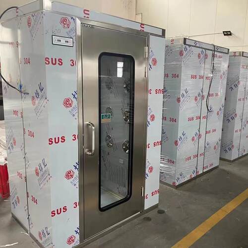 净化工厂配套新能源无尘洁净车间流水线双吹除尘过滤货淋净化设备