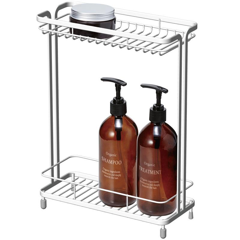 高档日本Asve置l浴室置物架卫生间物洗漱台收角纳厕所沥水架防水