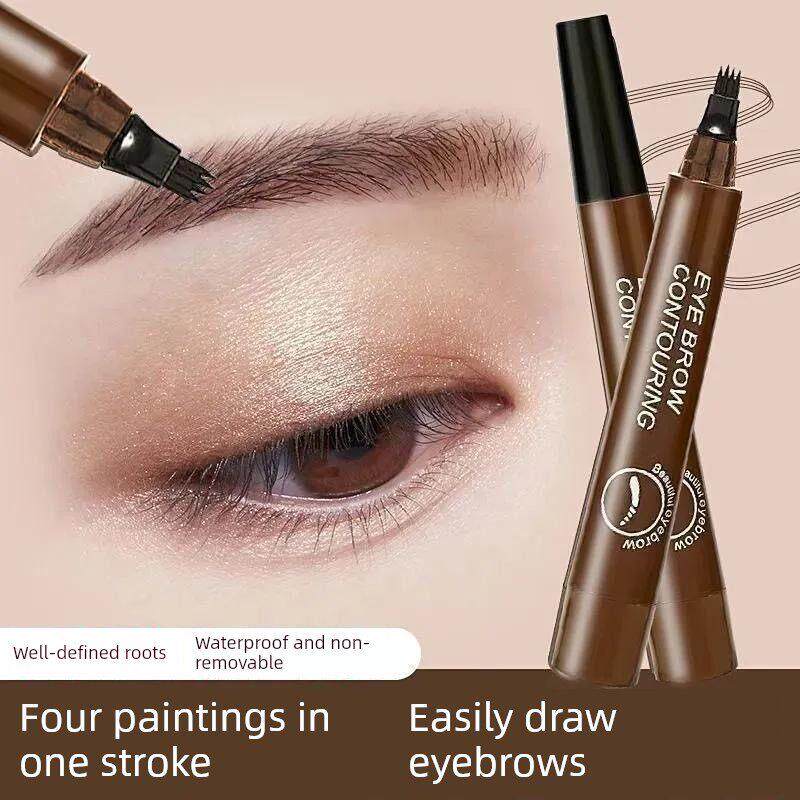 氏胡须笔多用途男士眉笔胡须笔水性天然染色男士眉笔防水持久