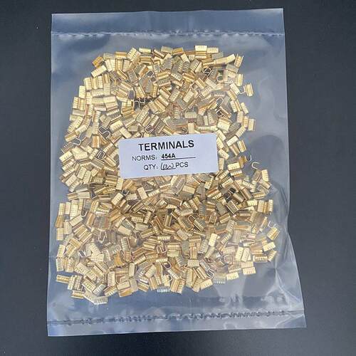 1000只铜扣DJ-454A并线扣接线端子电线连接器冷压压线扣中间接头