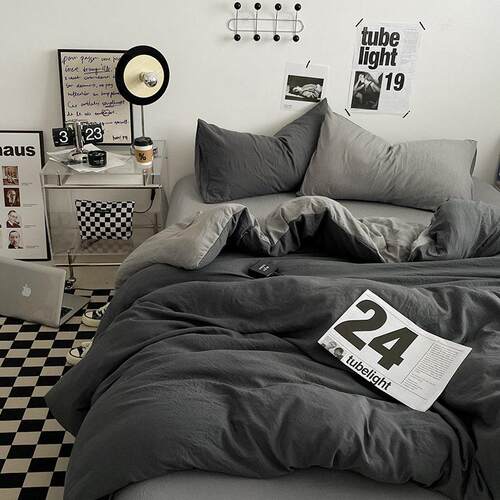 4piece set cotton quilt cover bed sheet bedsheet