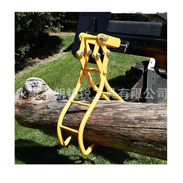 8寸连接拉头可搭配拖机木带材搬运的重型四爪伐木起LBR110重钳爪