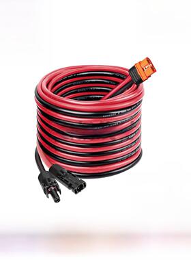 Mc4到Xt60I-F连接器插头光伏组件太阳能电池板防水户外电源储能充